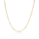 Satellite Ball Chain Necklace - Gold - happenstance.