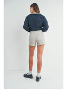 Moonstone High - Rise Utility Cargo Shorts | Made in USA - happenstance.