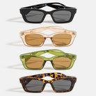 Acrylic rectangle sunglasses