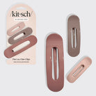 Flat hair claw clips 3 pack set 