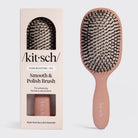 Boar bristle hair brush 
