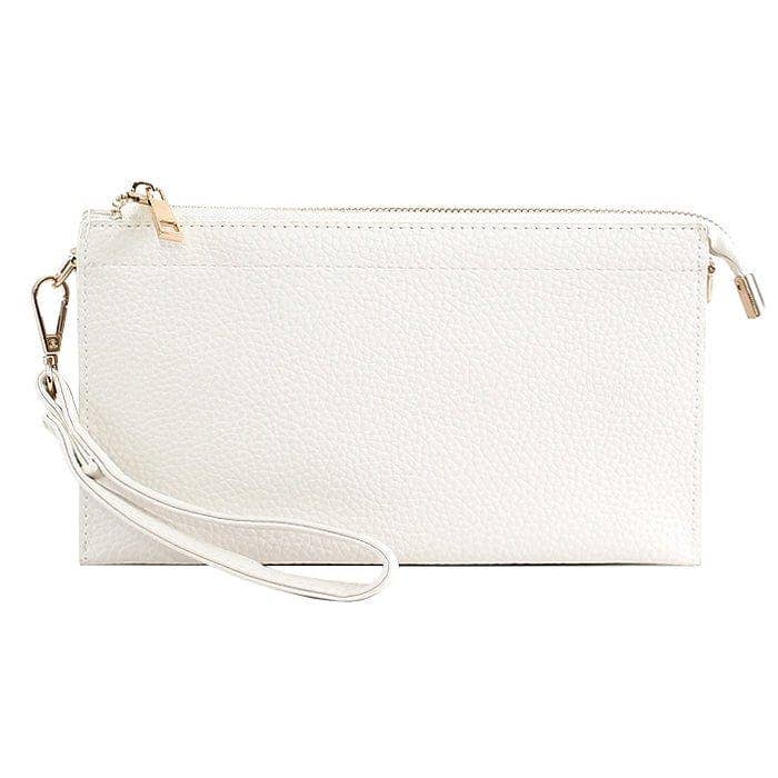 Jaylene Crossbody Bag - White - happenstance.
