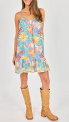 Floral Beach Mini Dress - happenstance.