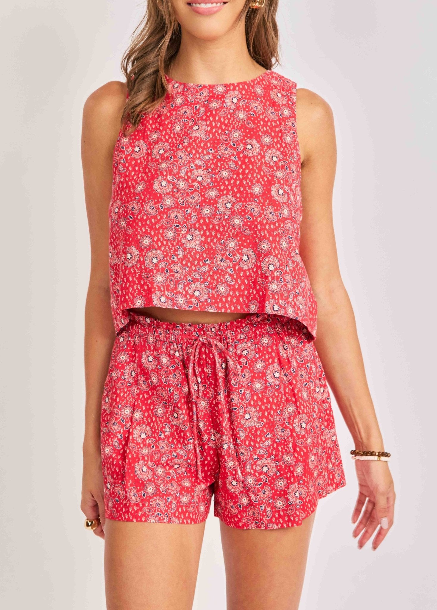 Firecracker Sleeveless Top - happenstance.