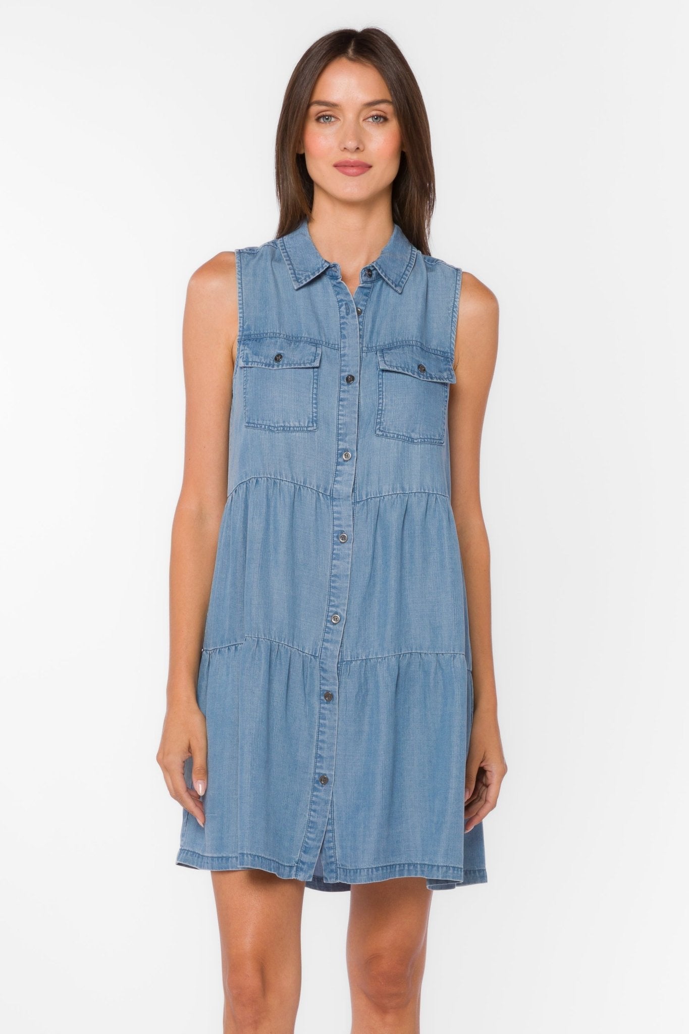 Collette Denim Dress - happenstance.