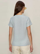 Pucker Up Perfect Tee - Blue Aura - happenstance.