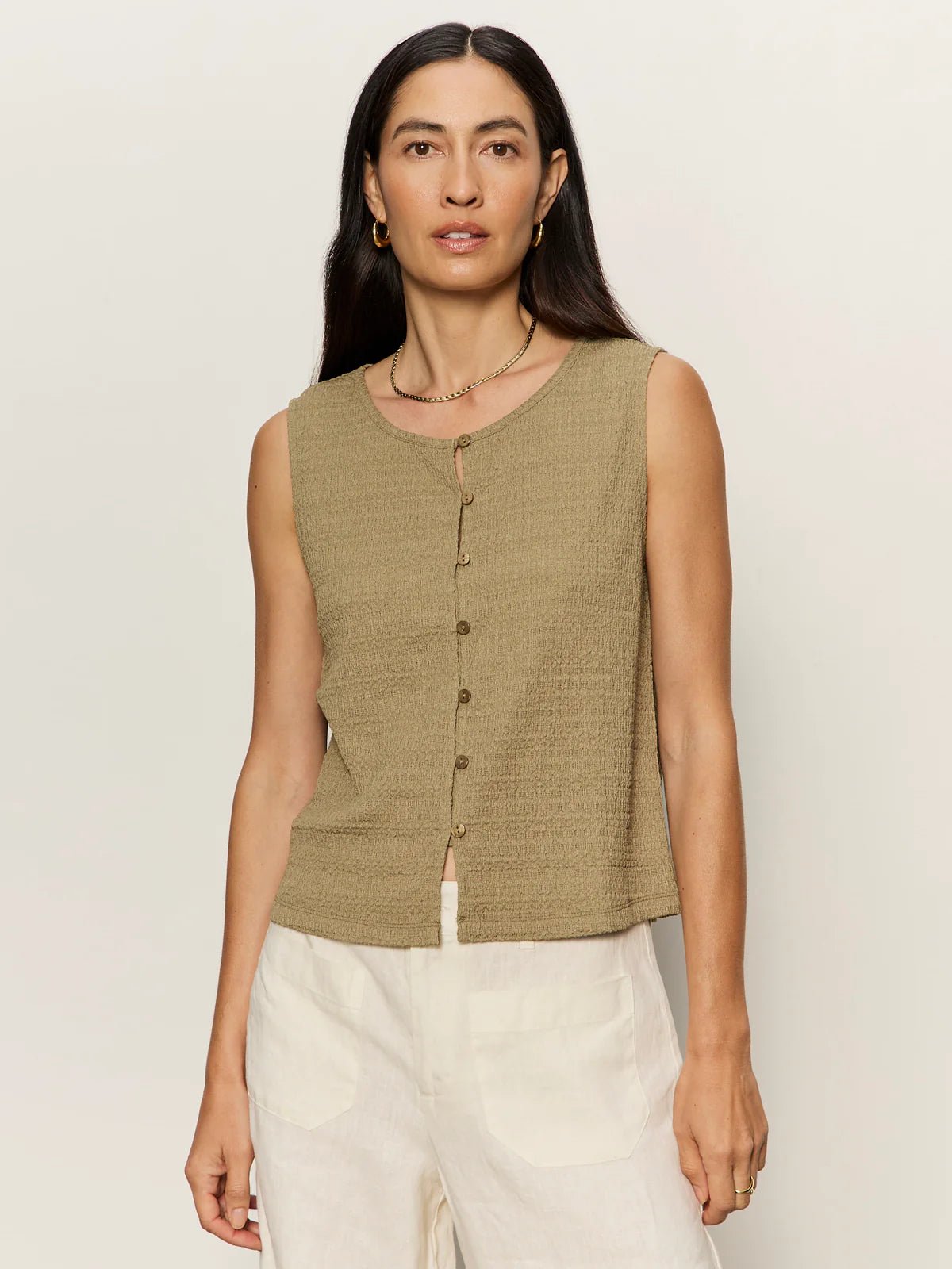 Textured Vacation Tank - happenstance.