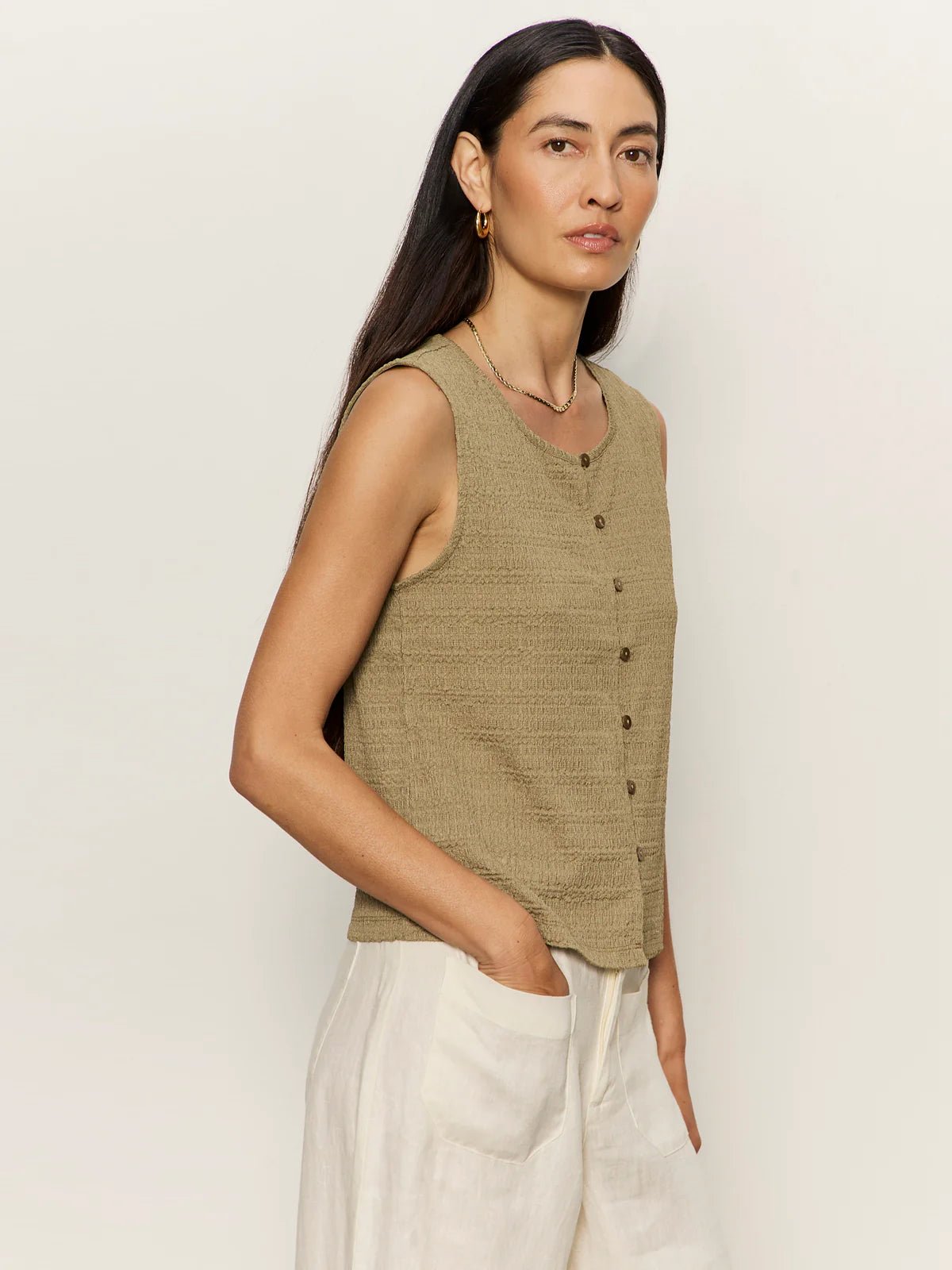 Textured Vacation Tank - happenstance.