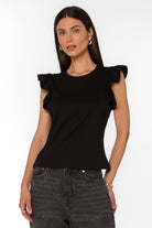 Fabiola Top - Black - happenstance.