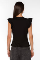 Fabiola Top - Black - happenstance.