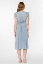 Jem Denim Midi Dress - happenstance.
