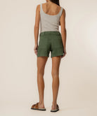 KUT from the Kloth - Jane High Rise Shorts - Olive - happenstance.