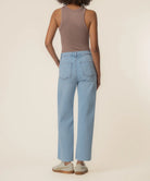 KUT from the Kloth - Meg High Rise Wide Leg Exposed Button - Tone - happenstance.