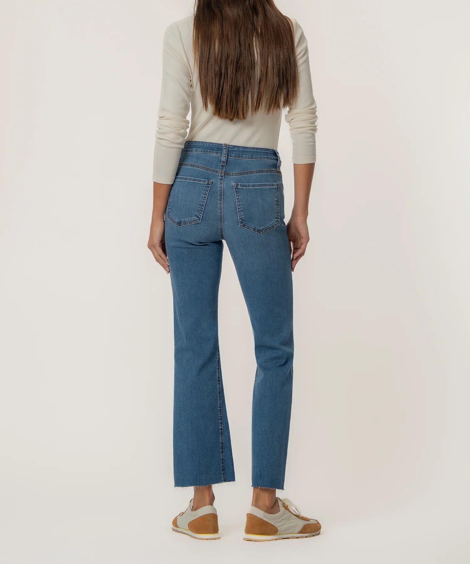 KUT from the Kloth - Kelsey High Rise Fab Ankle Flare - Sentiment - happenstance.