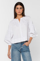 White pheasant blouse 