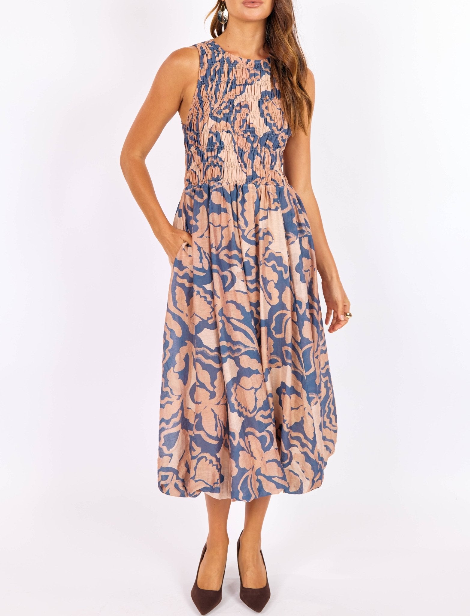 Wild City Midi Dress - happenstance.