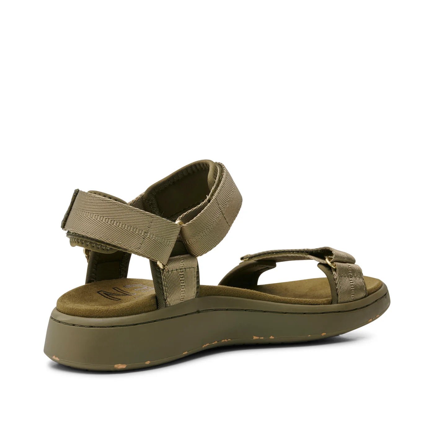 Line Sandal - Dark Olive - happenstance.