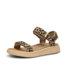 Line Suede Sandal - Leopard - happenstance.
