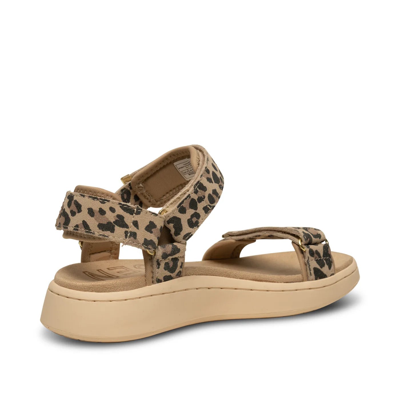 Line Suede Sandal - Leopard - happenstance.