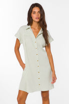 Merilee Seersucker Shirt Dress - happenstance.