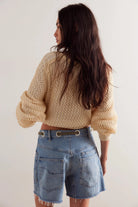 Free People - Moxie Shorts - Truest Blue - happenstance.