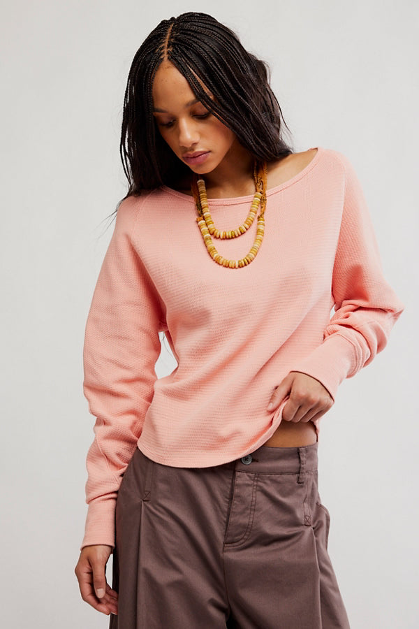 Pink thermal long sleeve