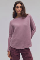 Purple oversized thermal long sleeve 