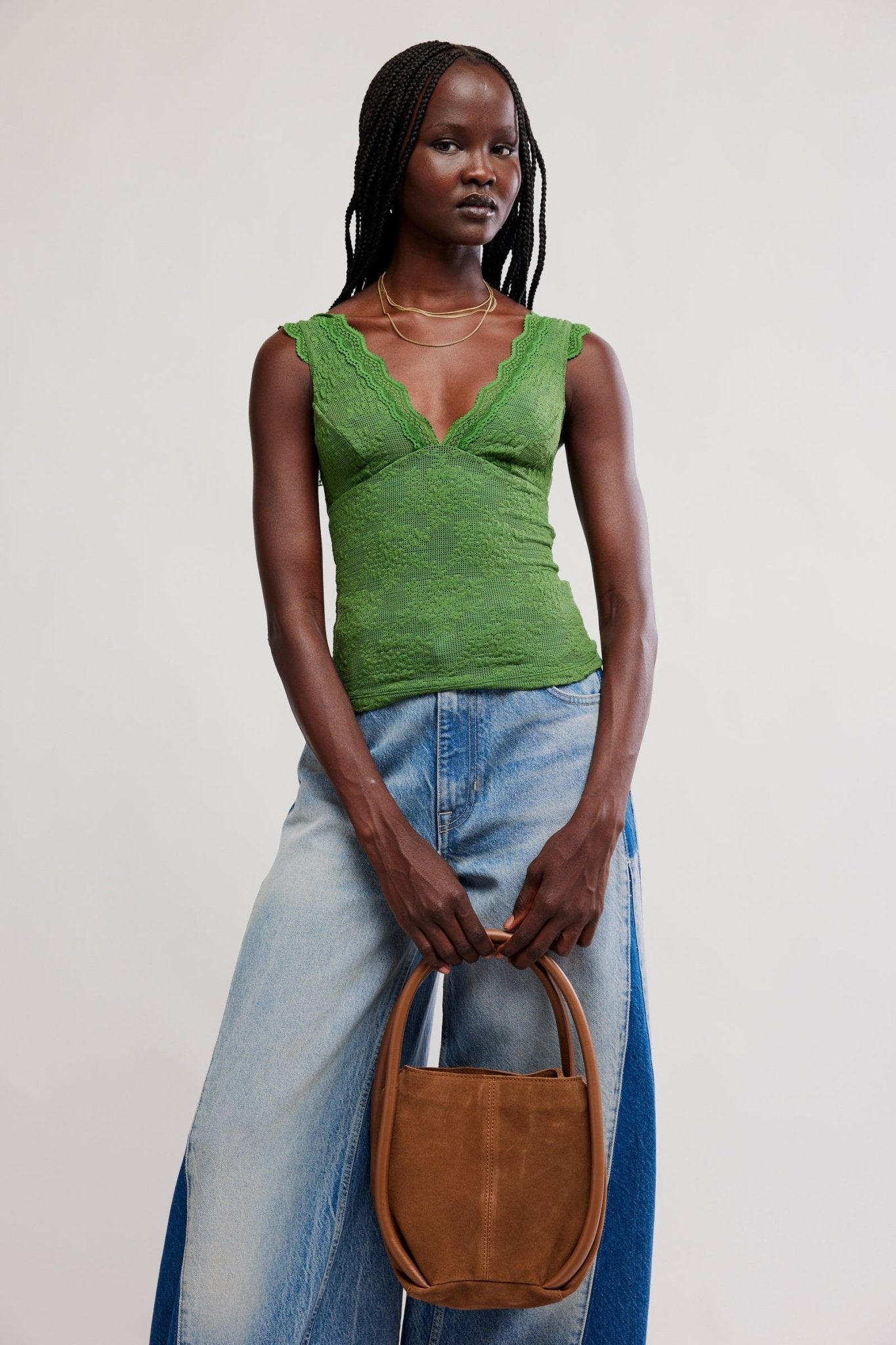 Free People - Barlow Bucket Bag - Cognac - happenstance.