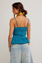 Free People - Sundance Tank - Teal - happenstance.