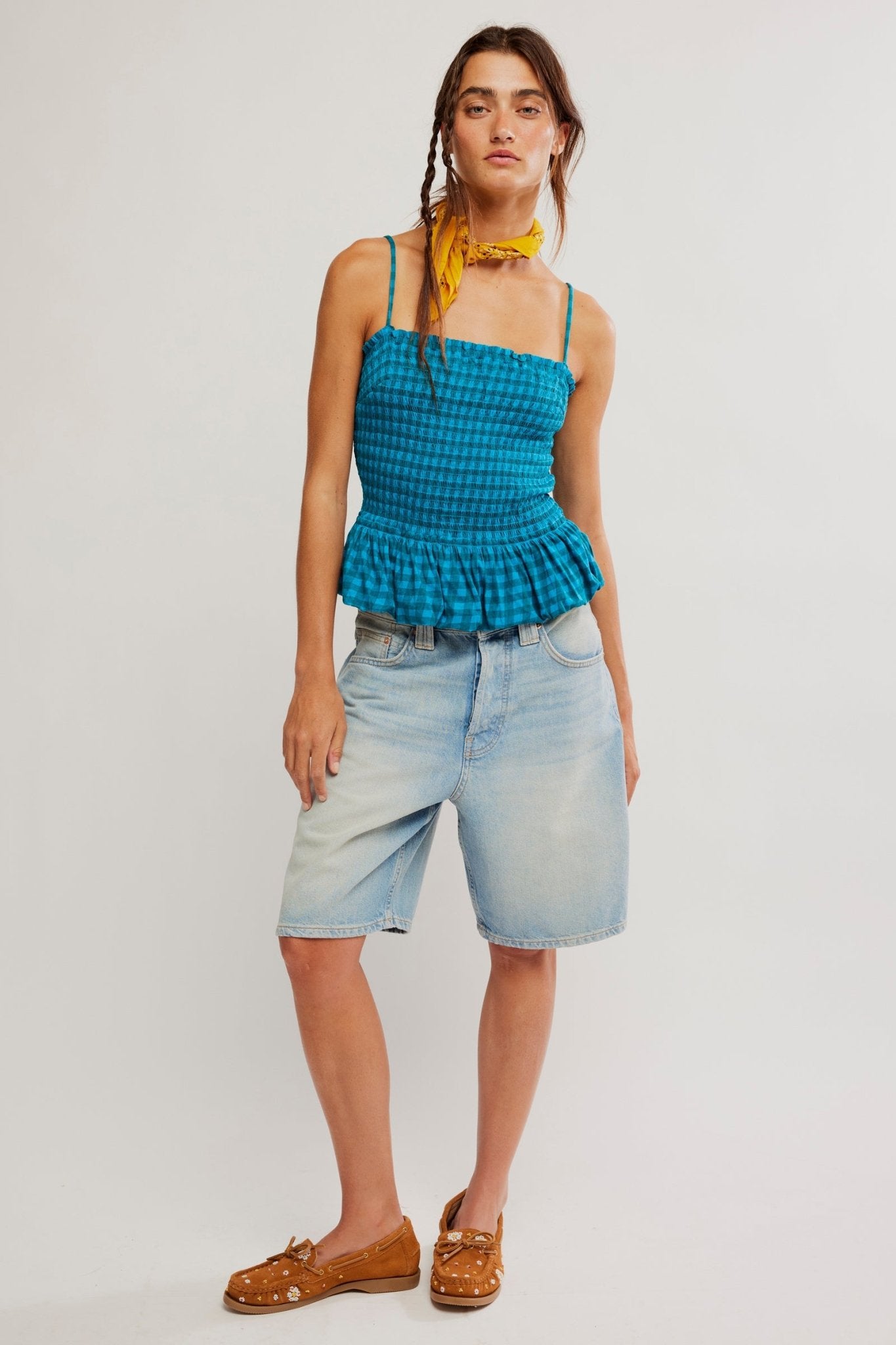 Free People - Sundance Tank - Teal - happenstance.