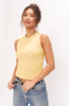 Player Racerback Rib Tank - Butter Yellow - happenstance.