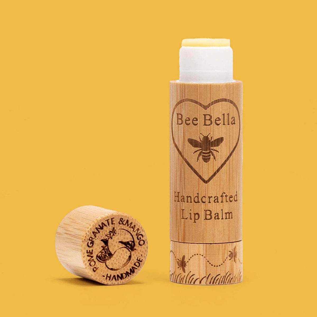 Bee Bella Lip Balm - Pomegranate & Mango - happenstance.