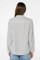Talma Top - Indigo Stripe - happenstance.