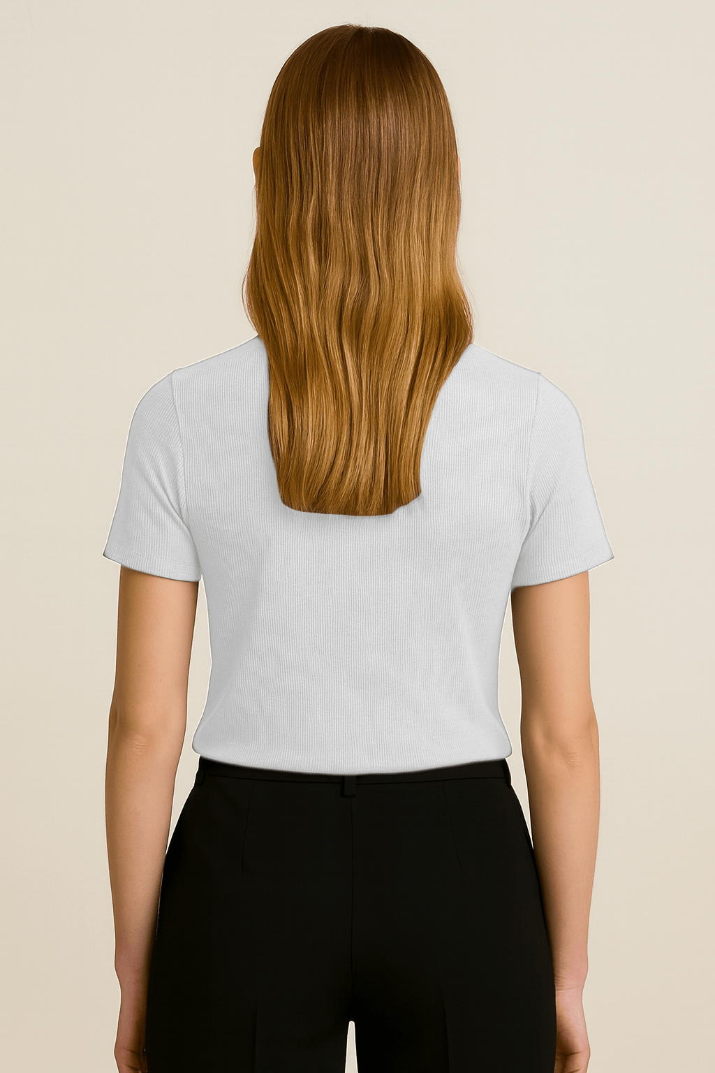 Kota Rib Baby Tee - White - happenstance.