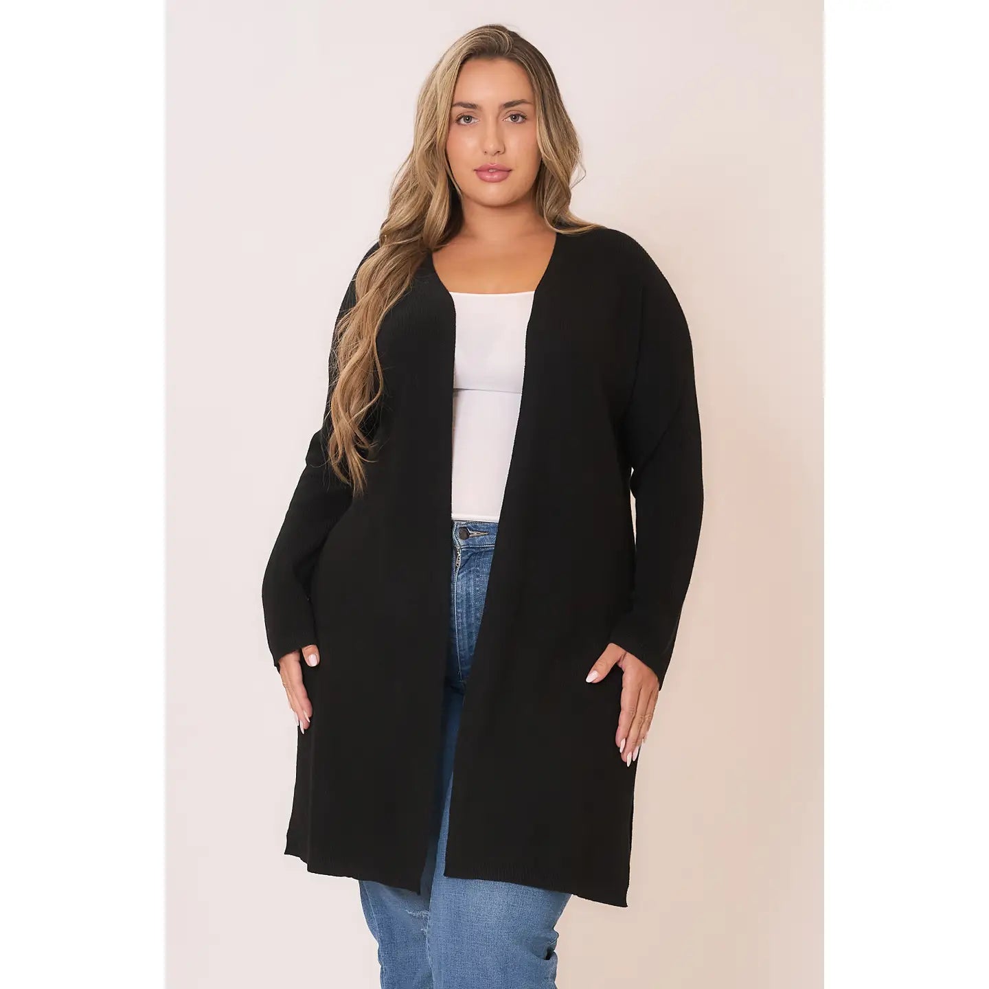 High Slit Cardigan - happenstance.