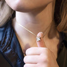 Mother of Pearl Star Necklace - Gold - happenstance.