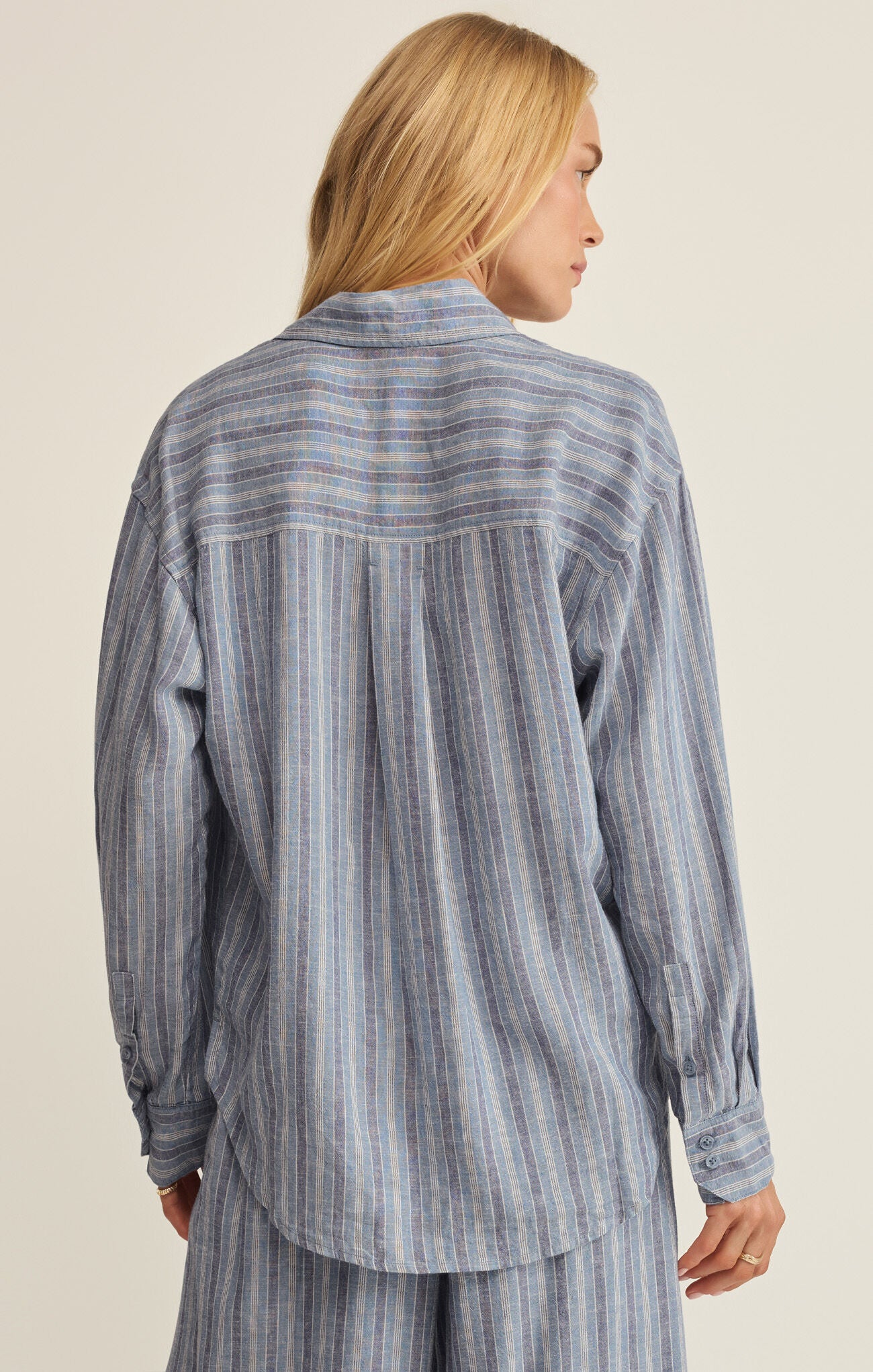 Z Supply - The Perfect Striped Button Up - happenstance.