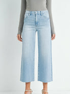 Scissor Cut Wide Leg - Light Wash - happenstance.
