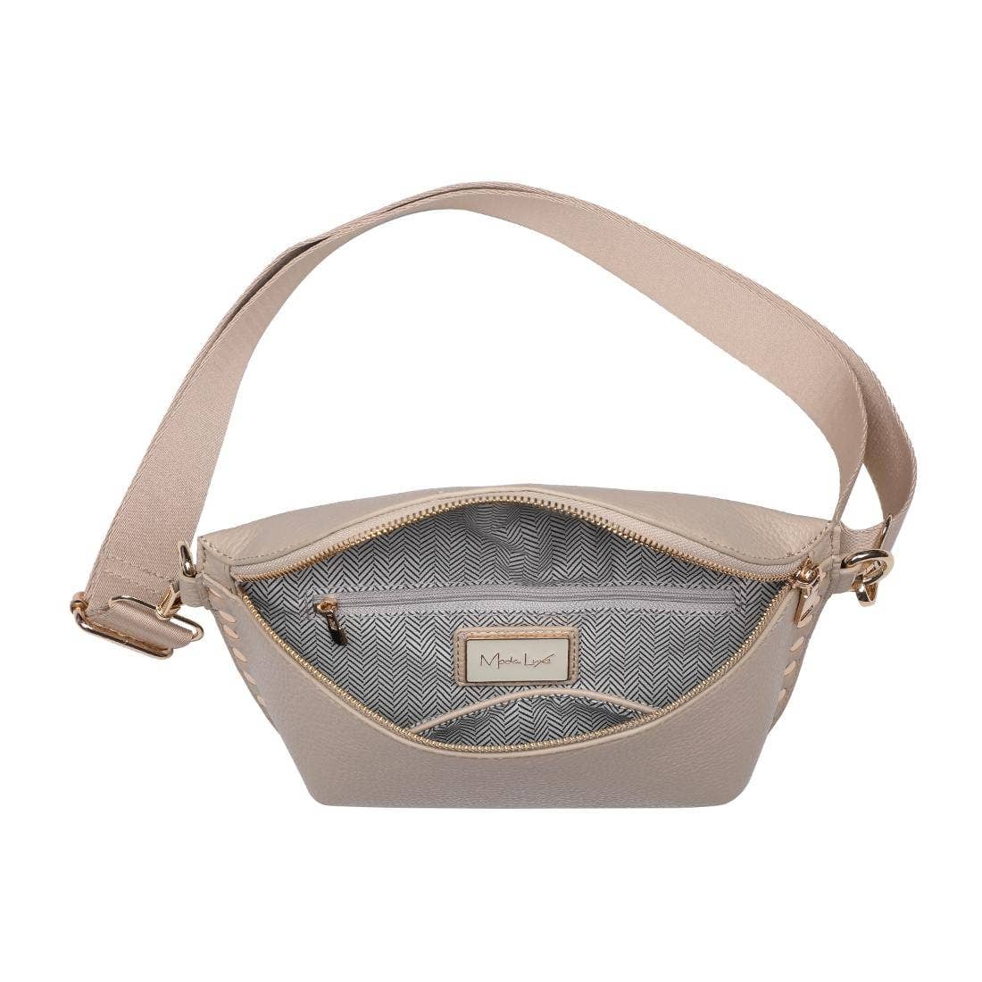 Studded Fanny Pack / Sling Bag - Natural - happenstance.