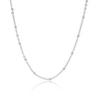 Satellite Ball Chain Necklace - Stainless Steel - happenstance.