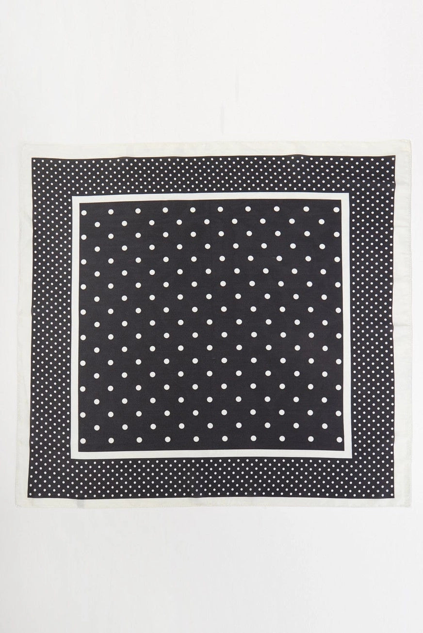 Polka dot bandana scarf 