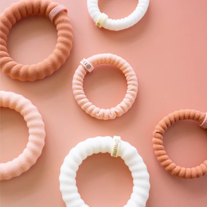 Teleties Small Nylon Hair Ties - For the Love of Nudes - happenstance.