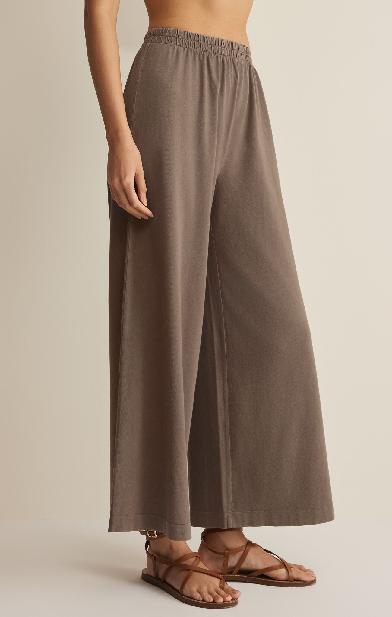 Z Supply - Scout Jersey Crop Flare Pant - happenstance.