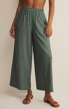 Z Supply - Scout Linen Pant - Everglade - happenstance.