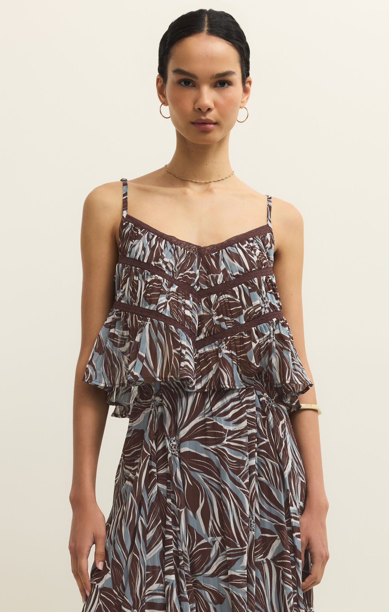 Z Supply - Casey Zinn Floral Tank - happenstance.