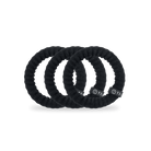 Teleties Large Nylon Hair Ties - Jet Black - happenstance.