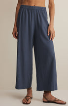 Z Supply - Scout Linen Pant - Vintage Indigo - happenstance.
