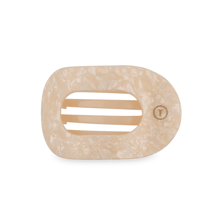 Teleties Medium Flat Round Hair Clip - Soft Surf - happenstance.