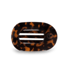 Teleties Medium Flat Round Hair Clip - Tortoise - happenstance.