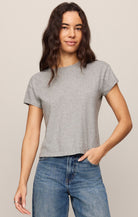 Basic grey short sleeve t shirt 